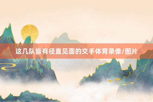 这几队皆有径直见面的交手体育录像/图片