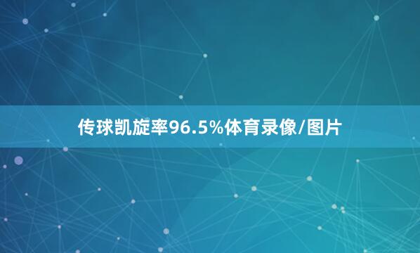 传球凯旋率96.5%体育录像/图片