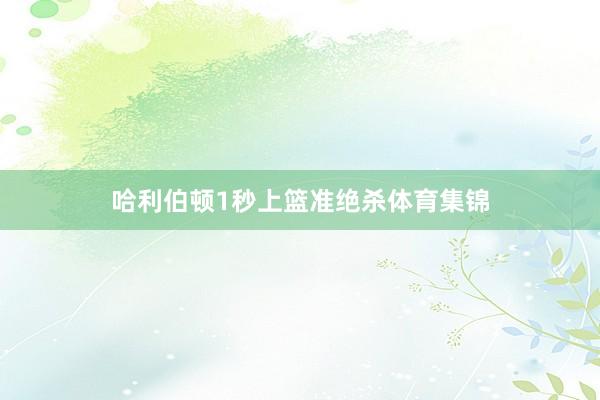 哈利伯顿1秒上篮准绝杀体育集锦