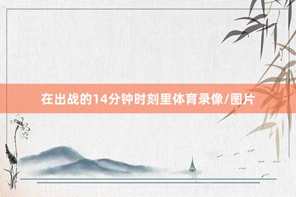 在出战的14分钟时刻里体育录像/图片