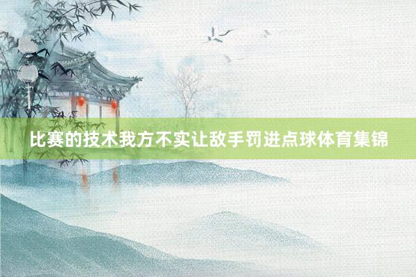 比赛的技术我方不实让敌手罚进点球体育集锦