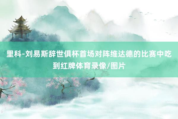 里科-刘易斯辞世俱杯首场对阵维达德的比赛中吃到红牌体育录像/图片