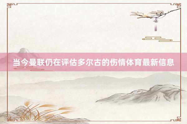 当今曼联仍在评估多尔古的伤情体育最新信息