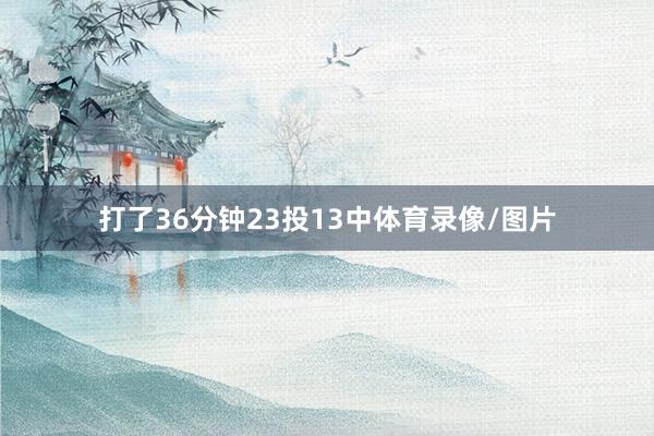 打了36分钟23投13中体育录像/图片