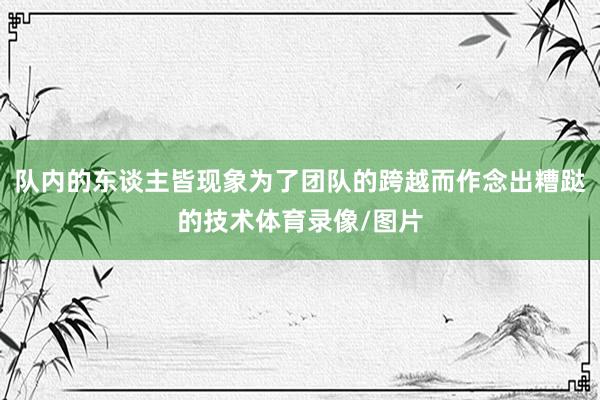 队内的东谈主皆现象为了团队的跨越而作念出糟跶的技术体育录像/图片