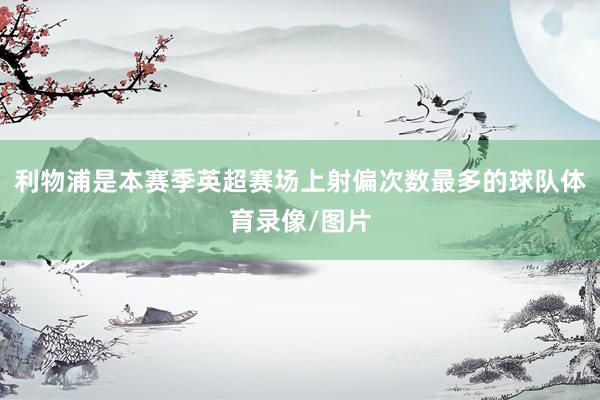 利物浦是本赛季英超赛场上射偏次数最多的球队体育录像/图片