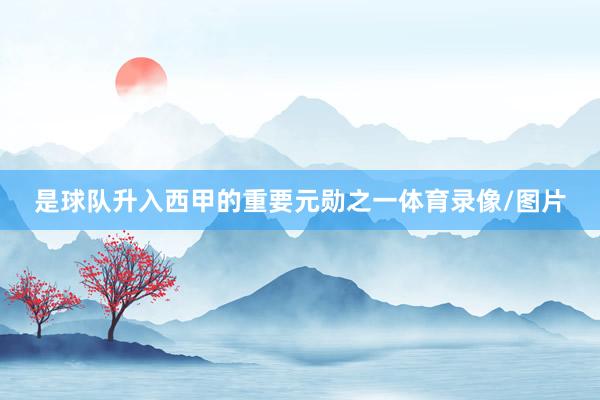 是球队升入西甲的重要元勋之一体育录像/图片